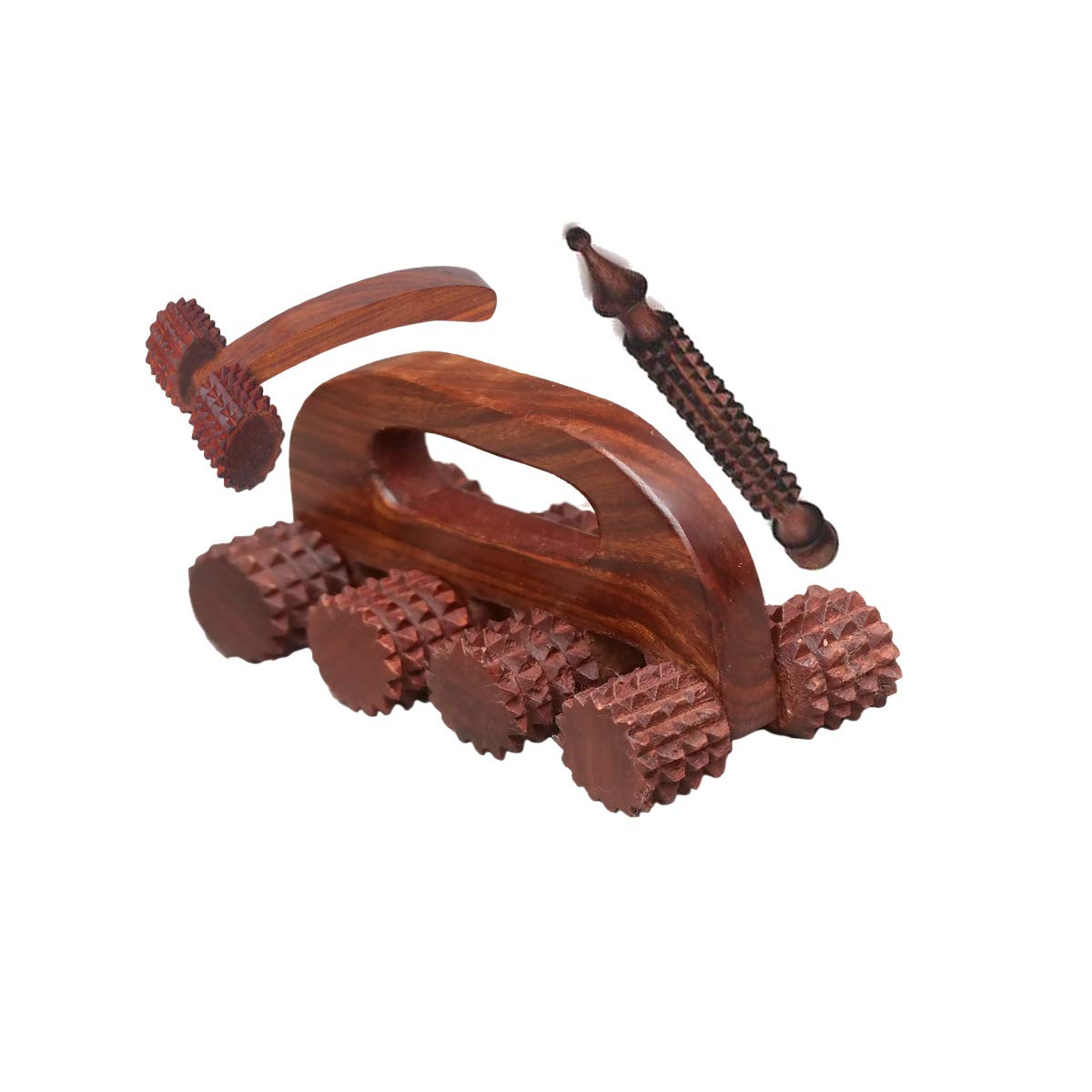 FA INDUSTRIES® Wooden Acupressure Back Pain Relief Massager Multi-Purpose Body Massager With 8 Massage Roller (6.5x3) In, Wooden Jimmy Massager (5x1) In, Neck Massager (5x2.5) Inch (B08T8F47YF) Amazon Price History, Amazon Price Tracker