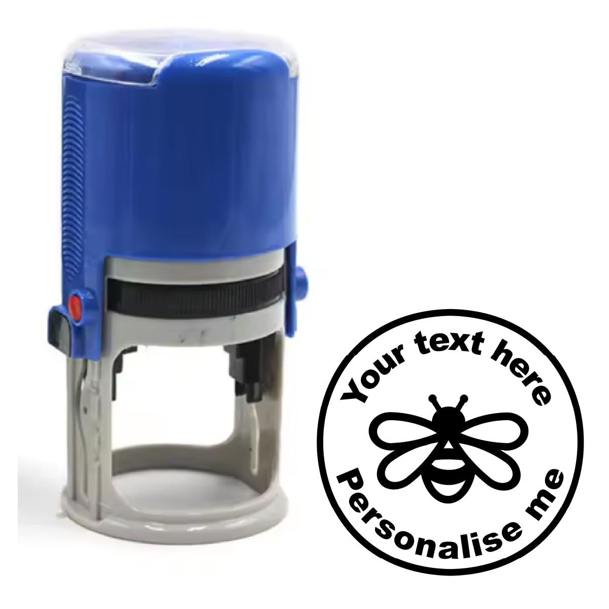 Personalised Stamp Bee 30 mm Self Inking Stamper for School Teachers, Parents and Nursery