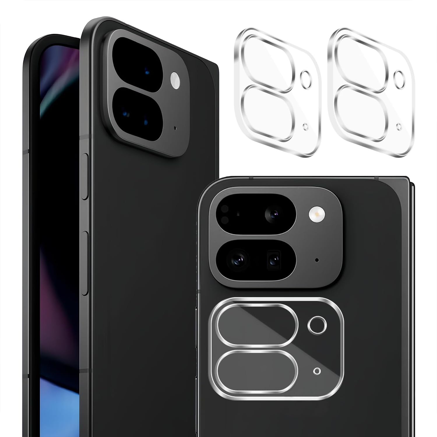 Amazon | 対応 Google Pixel 10 Pro Fold レンズフィルム【 3枚セット