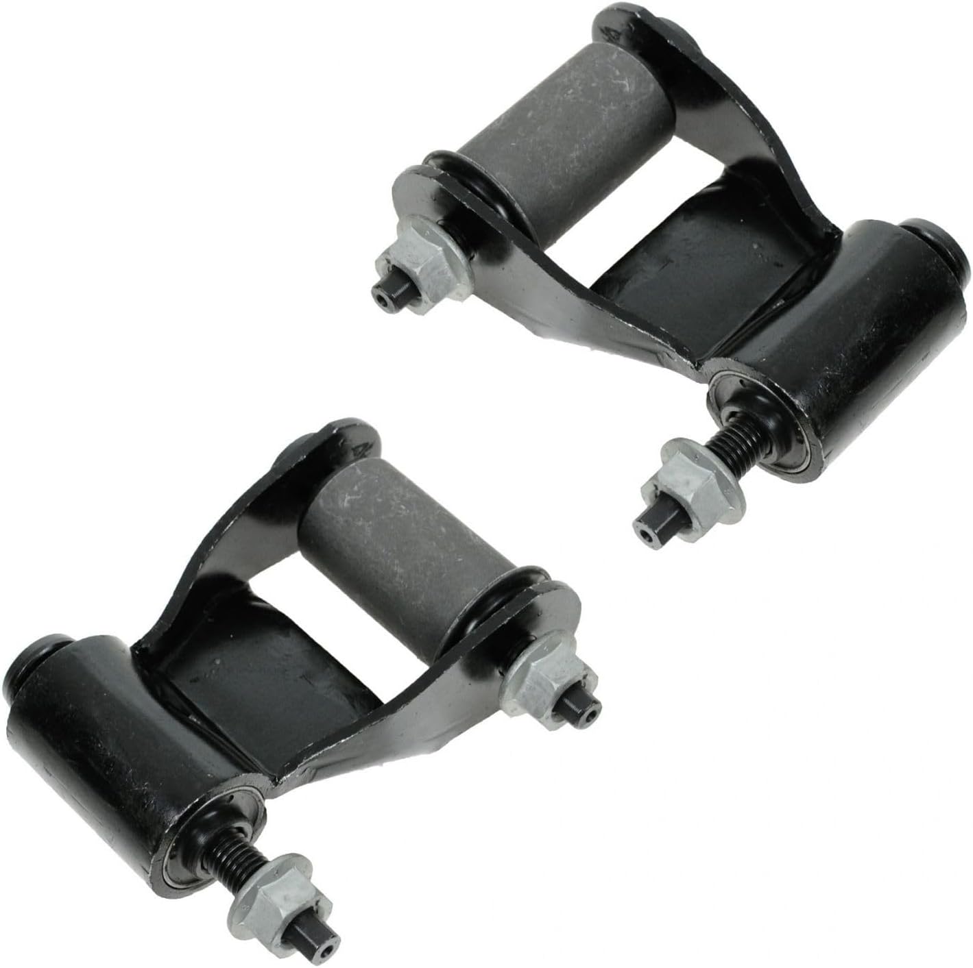 TRQ Rear Leaf Spring Shackle Kit Left L R Right PAIR SET Compatible with Dodge Dakota Van Raider