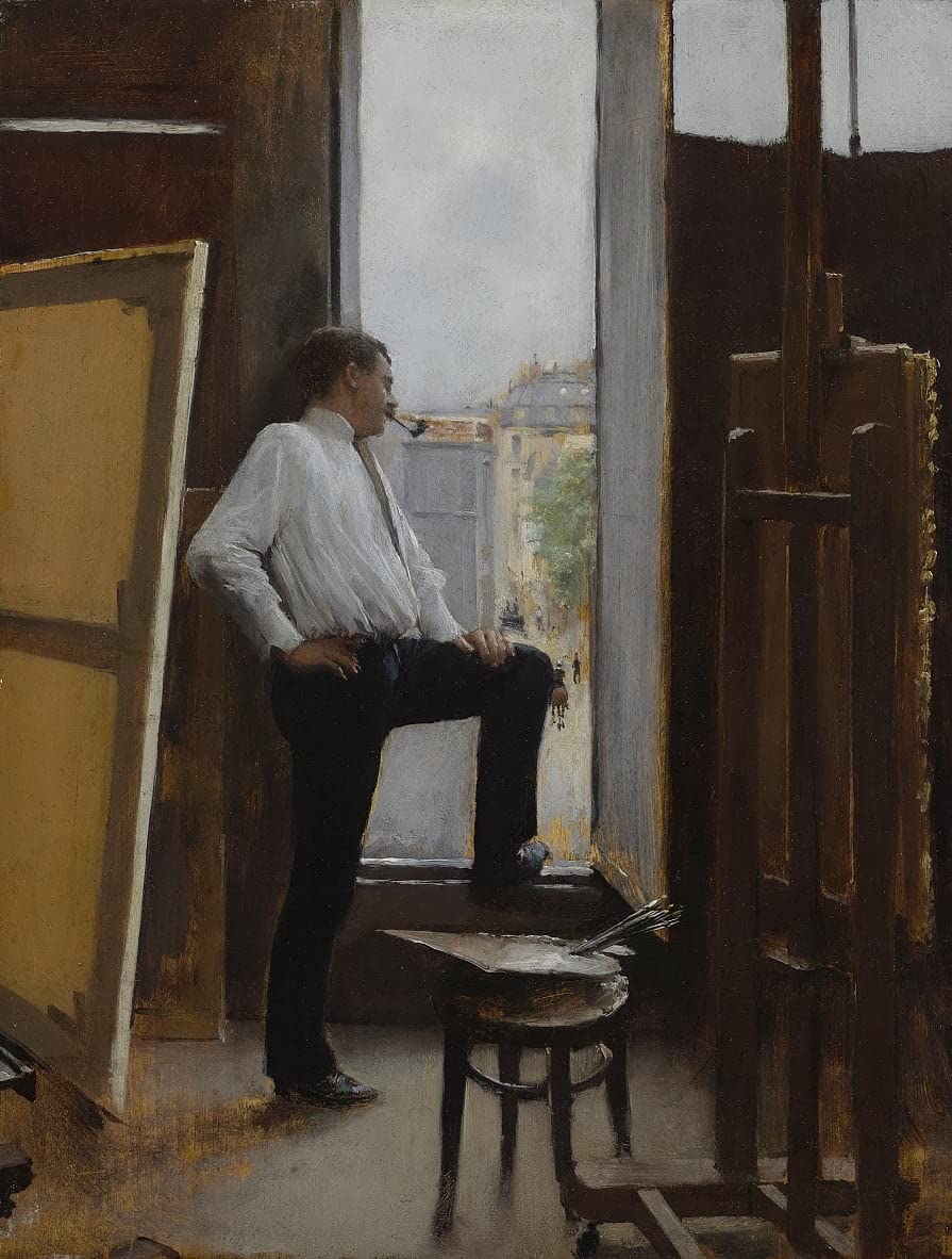 Impresión abstracta sobre lienzo de 60x90cm estilo óleo Jean Beraud 5