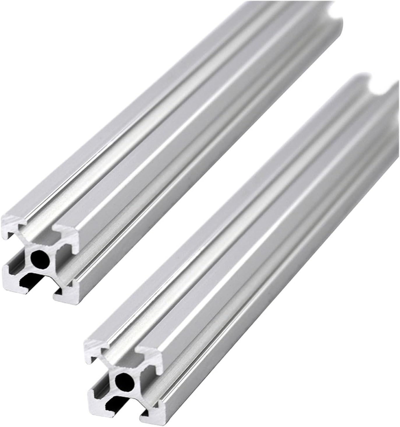 2pcs 2020 Aluminum Profile 6mm T Slot 2020 Aluminum Extrusion Anodized 100 200 400 500 600 800 1000 2000mm CNC 3D Printer Parts(300mm)