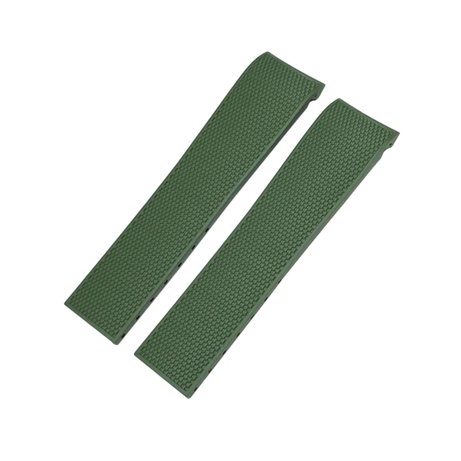 19mm 20mm 21mm Rubber Silicone Watch Strap Black Blue Watchband，For Longines Master Conquest HydroConquest L3 Series Watch Replacement Strap