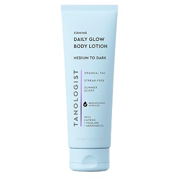 Tanologist Firming Daily Glow Body Lotion, Gradual Self Tanner, 8.45 fl oz