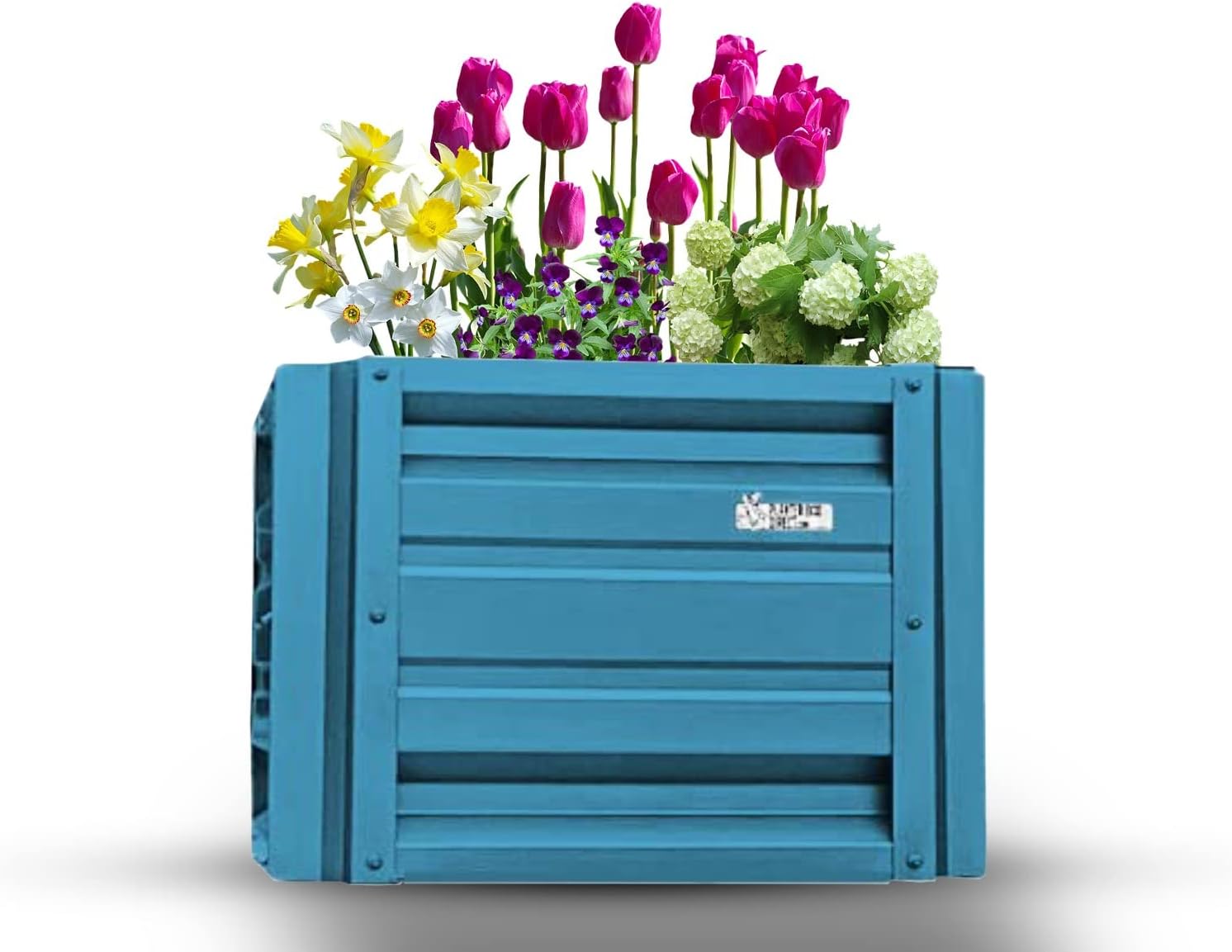 Planter Box Direct 24 x 24 x 18 Inch Square Metal Planter