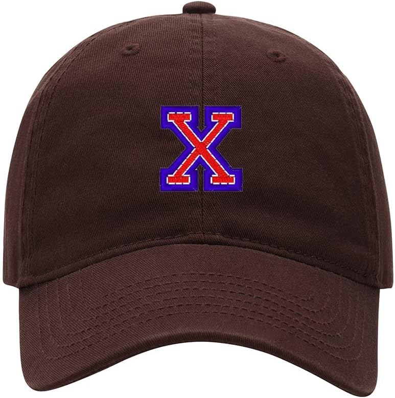 Baseball Cap Men Design Letter X Embroidered Washed Cotton Dad Hat Baseball Caps
