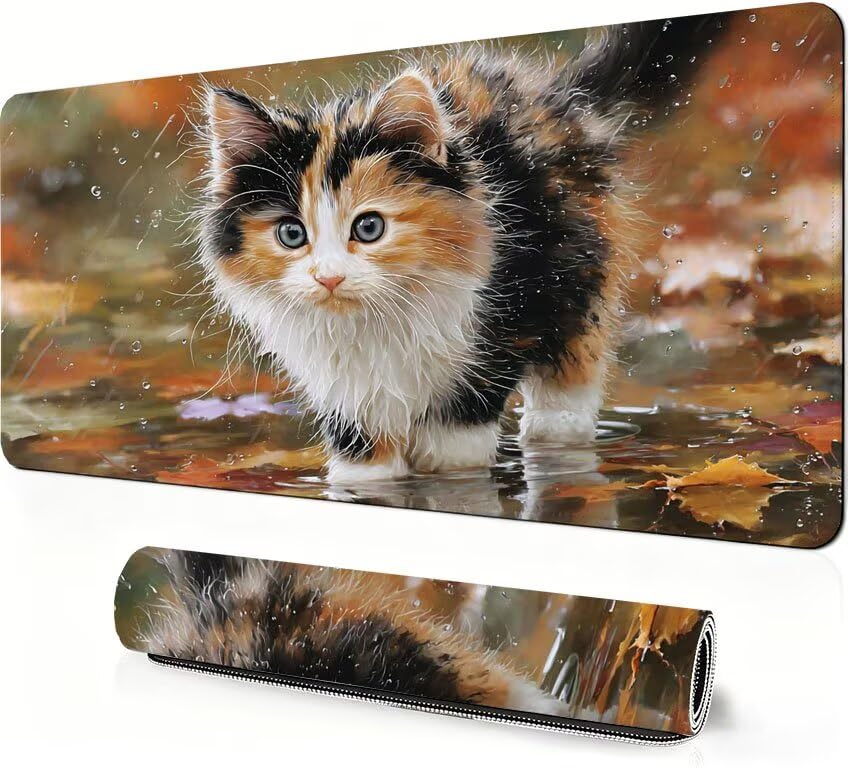 Tapis de Souris XXL 1400x600 Antidérapant Contre la Glisse
