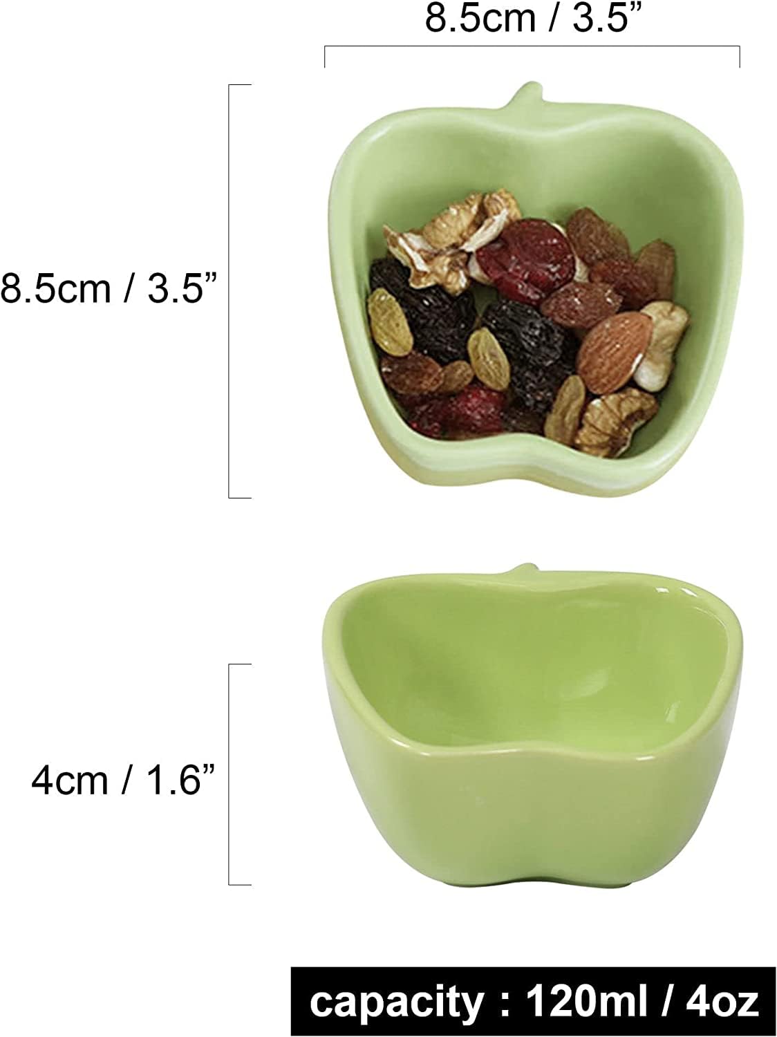 vajilla de cerámica, Plato de sopa, Plato de cena, Taza de sopa, Juego de ramequines, 120 ml, Ramekins de Creme Brulee, Plato de soufflé Platos a prueba de horno, Ramekins de soufflé, Ramekins for fre