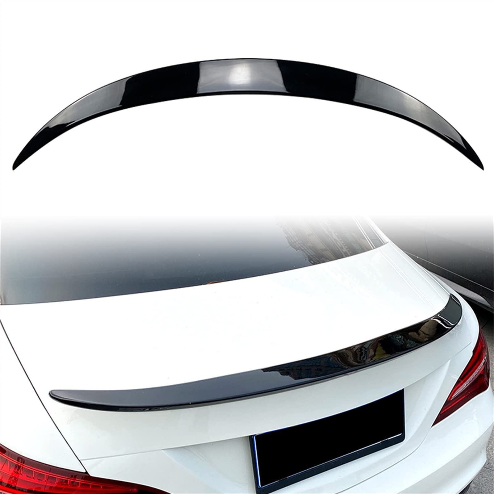 Séparateur d'aile arrière Benz CLA C117 AMG 2013-2019 diffuseur noir