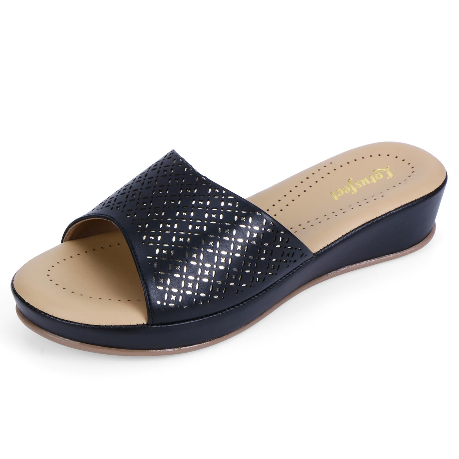 Classic Comfortable womens Platform Heels Slippers Casual Modern Design Fashion Sandals For Women Mid-Heel Sandals Flip-Flops Regular Wear Comfortable Slipper for Girls