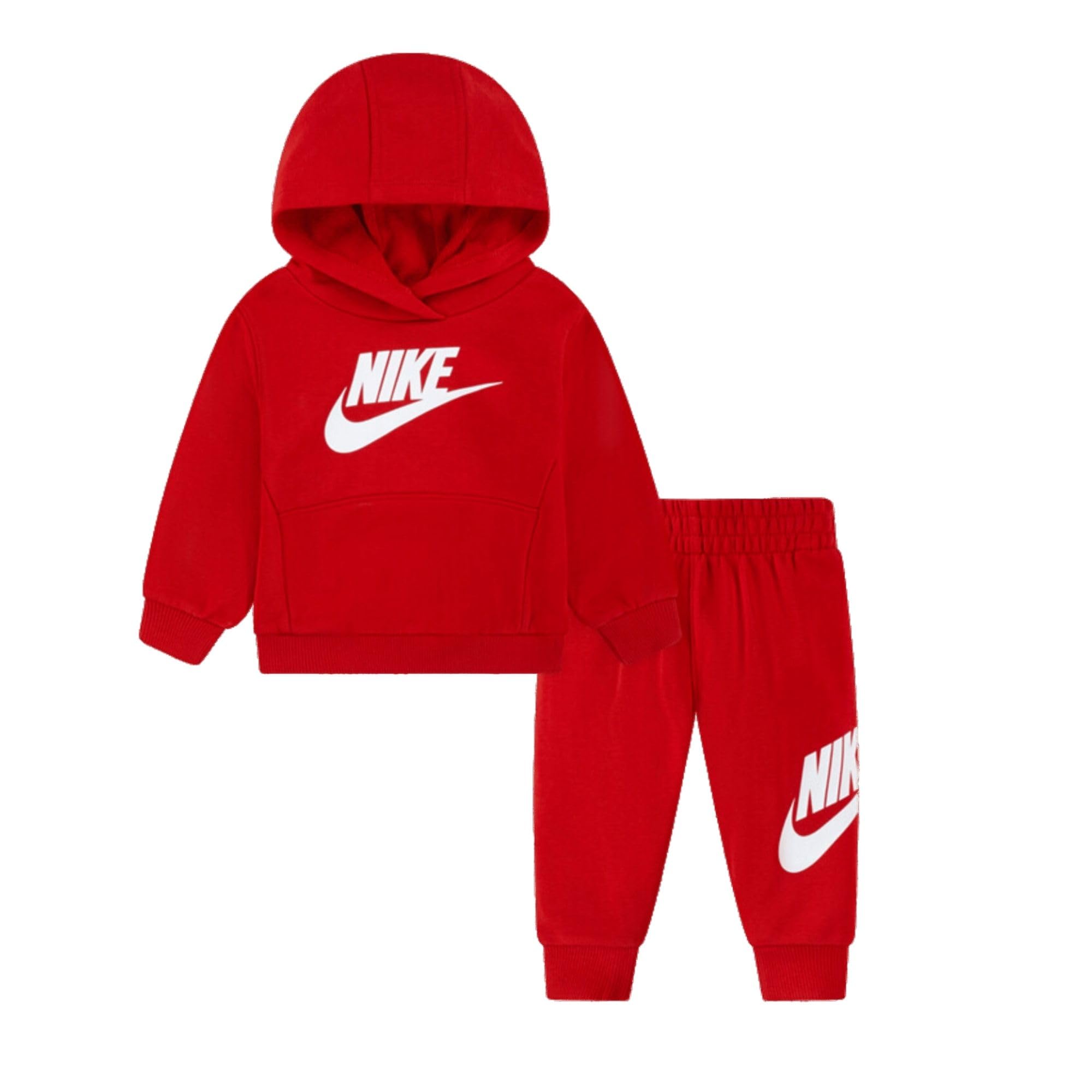 NIKE Boys Nkn Club French Terry Set TRACK_SUIT, Red, 24 Months EU