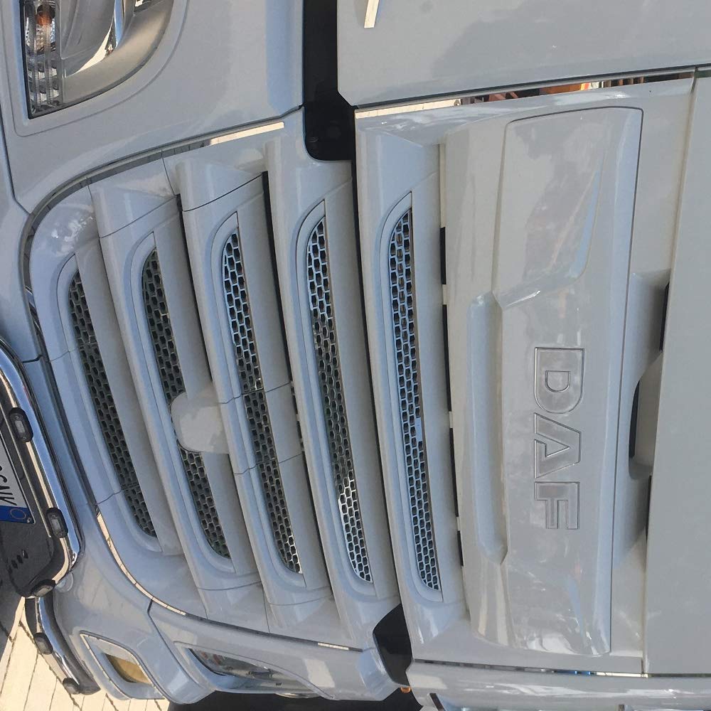 TRUCKDANET Accessori in acciaio inox, per camion serie XF 95, XF105,XF106 profili finestrino laterale, composto da 4 pezzi diferenti