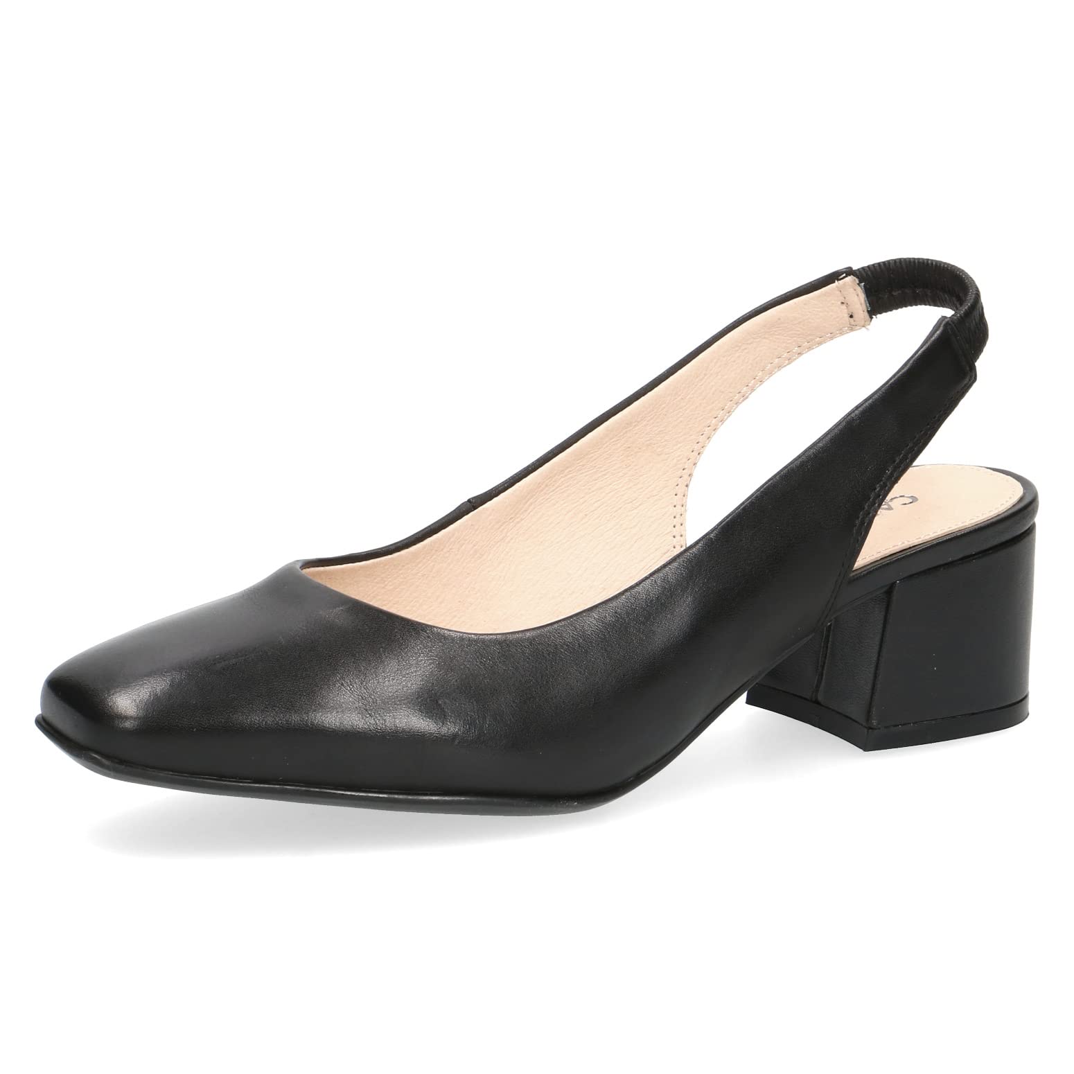 Decolleté CAPRICE 9-9-22200-20 – Scarpa Con Tacco In Pelle, Larghezza G, Suola Memory Foam Per Piedi Comodi