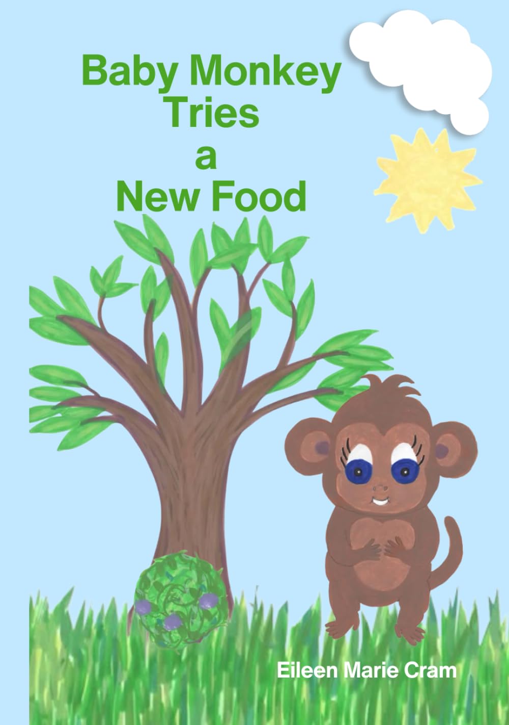 Baby Monkey Tries a New Food