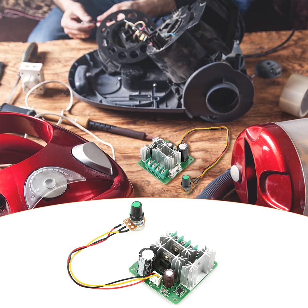 Msiud PWM Motorregler 6-90V 15A – 16kHz, Stufenlos Regelbar, Für Motoren Bis 1000W