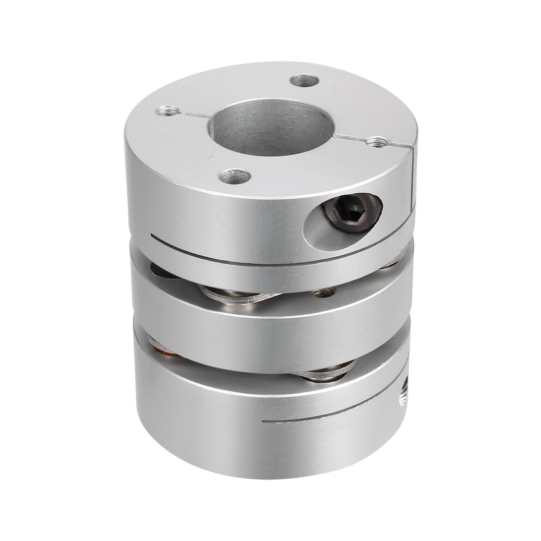 uxcell 14mmx19mm Clamp Tight Motor Shaft Double Diaphragm Coupling Coupler