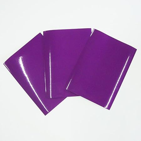 Amazon デザイン工房ｓｉｇｎｓ 屋外耐候 カッティングシート 22ｃｍｘ30ｃｍ より少し大きい パープル ３枚セット カッティング用シート フィルム 文房具 オフィス用品