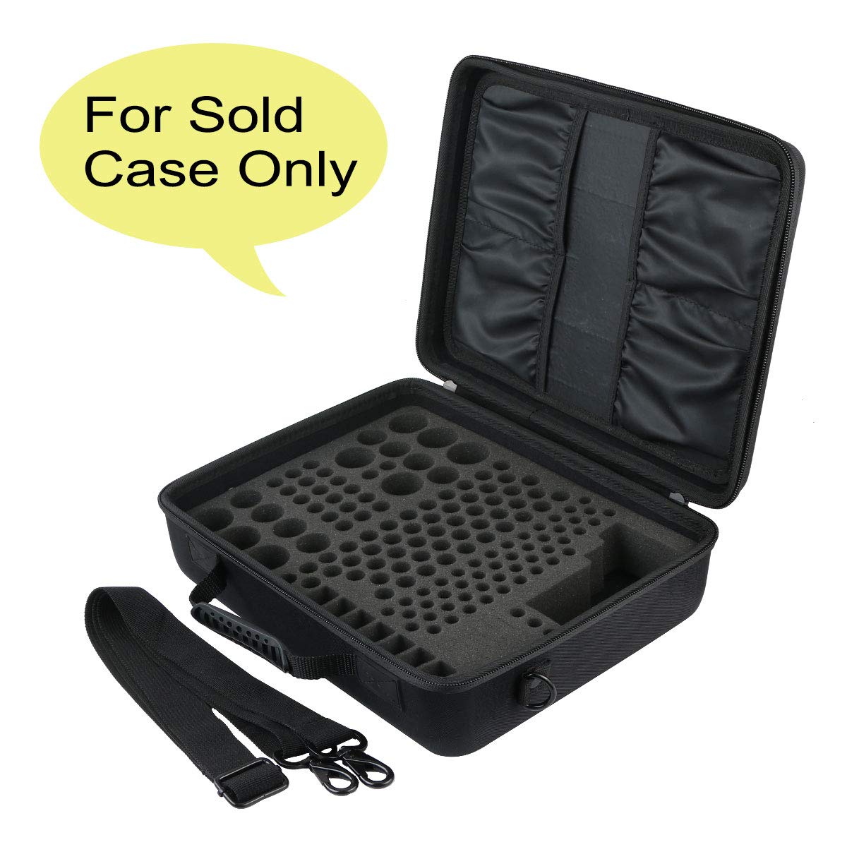 co2CREA twarde etui na pudełko do przechowywania baterii Organizer do przechowywania baterii - mieści 155 baterii AA AAA C D9V-kompatybilne z testerem baterii BT-168D (duże pudełko, z testerem)