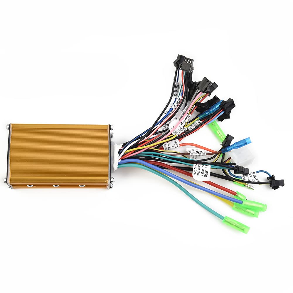 Centralina Monopattino Elettrico 36 48 52V Ebike Controller 350W Onda Sinusoidale Brushless Con Il Faro Scooter Elettrico Accessori