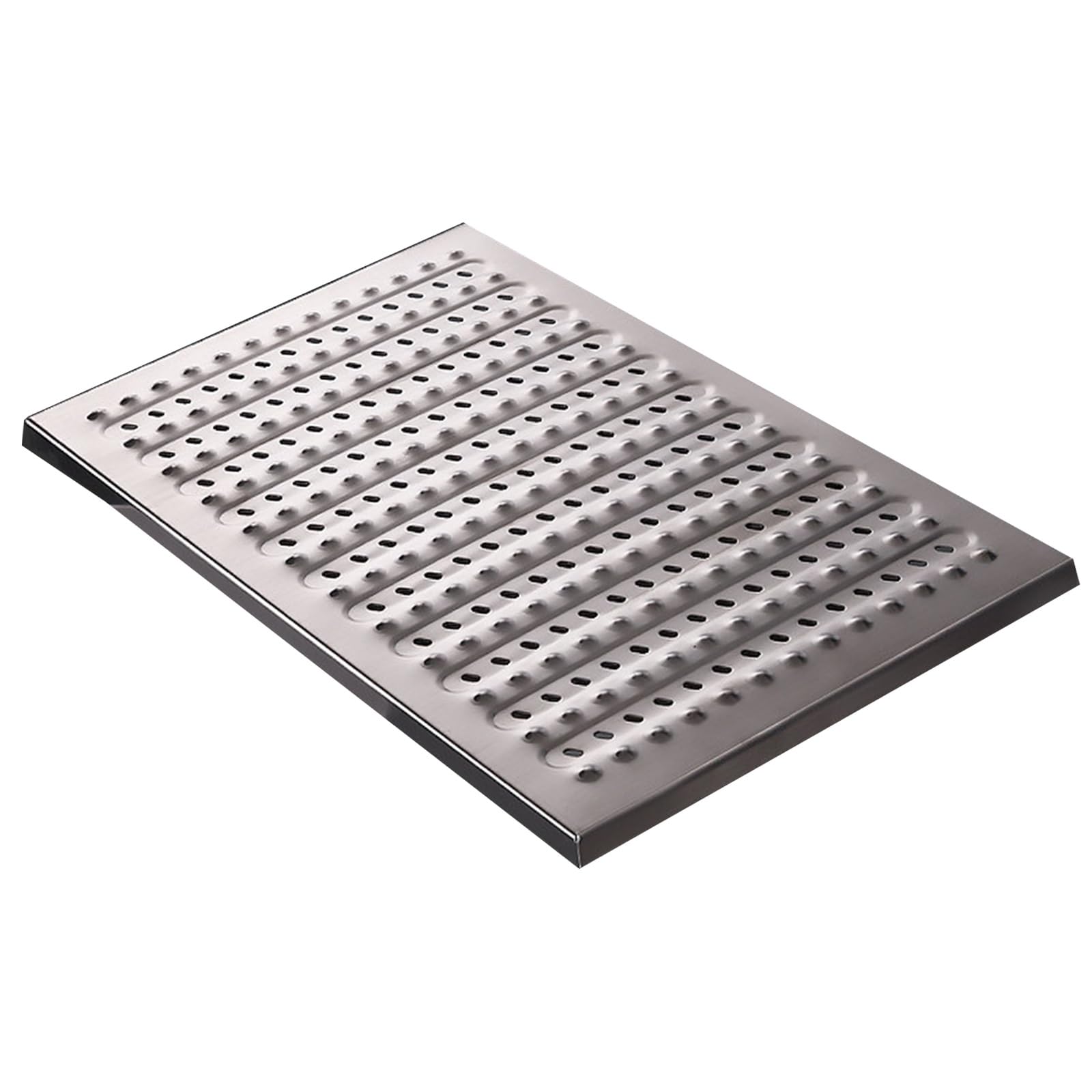 Grille de vidange antidérapante en inox pour éviter les chutes sur votre terrasse