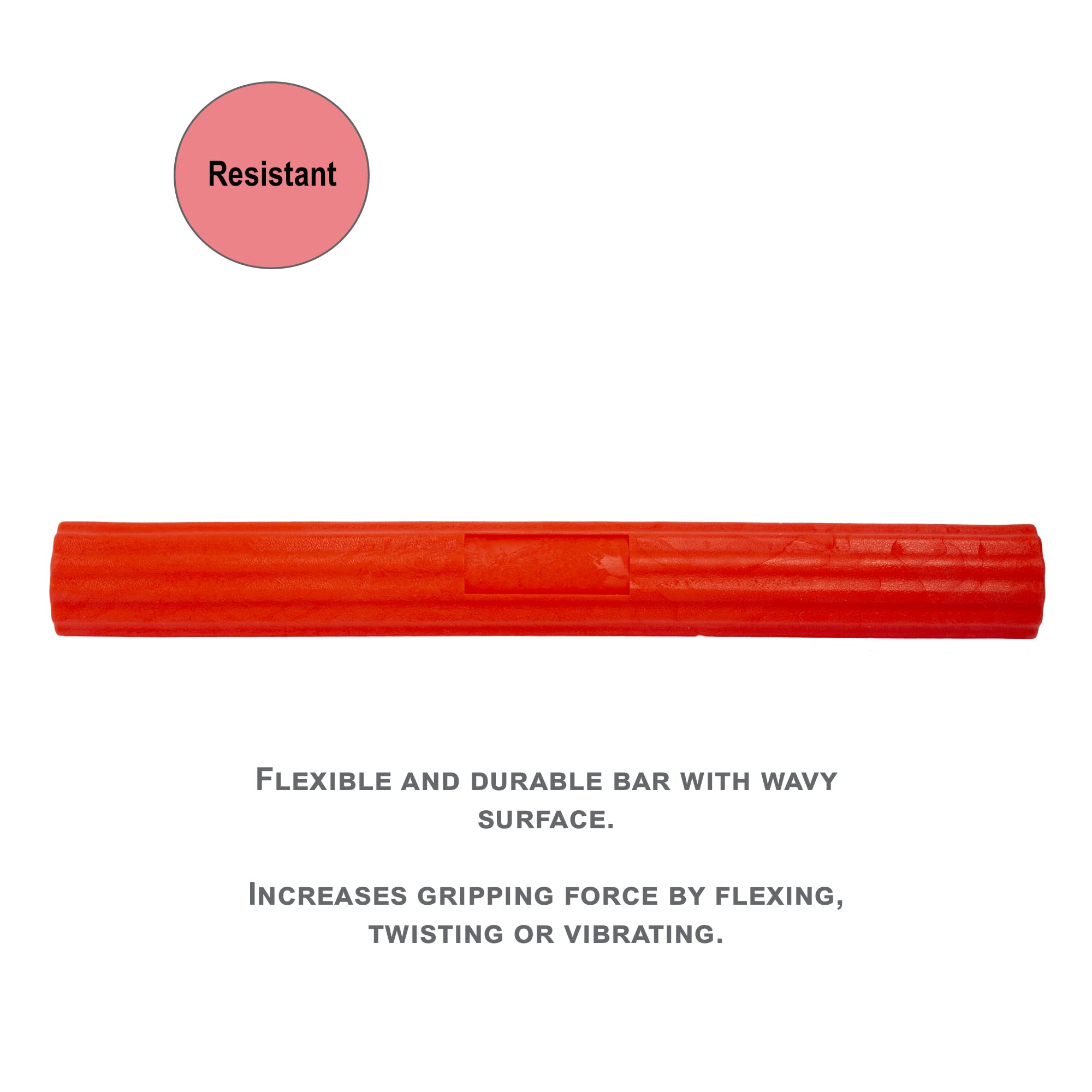 Gima 47172 Barra Flexible, resistente, Rojo