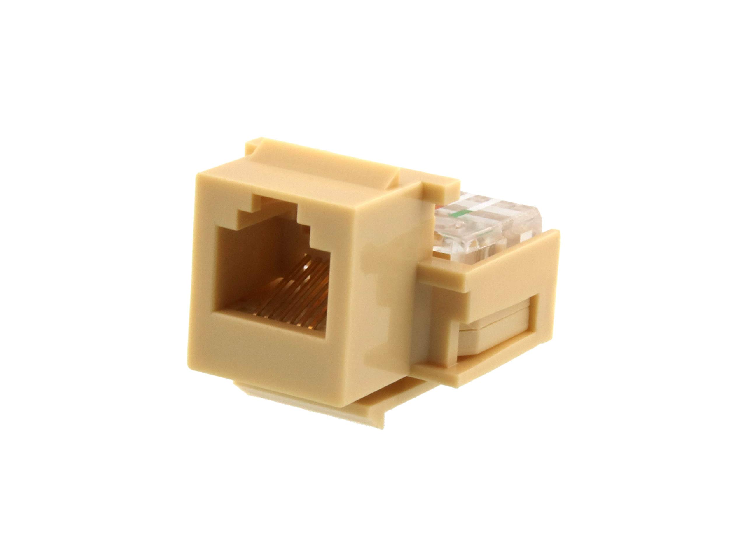 Networx Ivory IDC Cat3 RJ11/12 Voice Keystone Jack