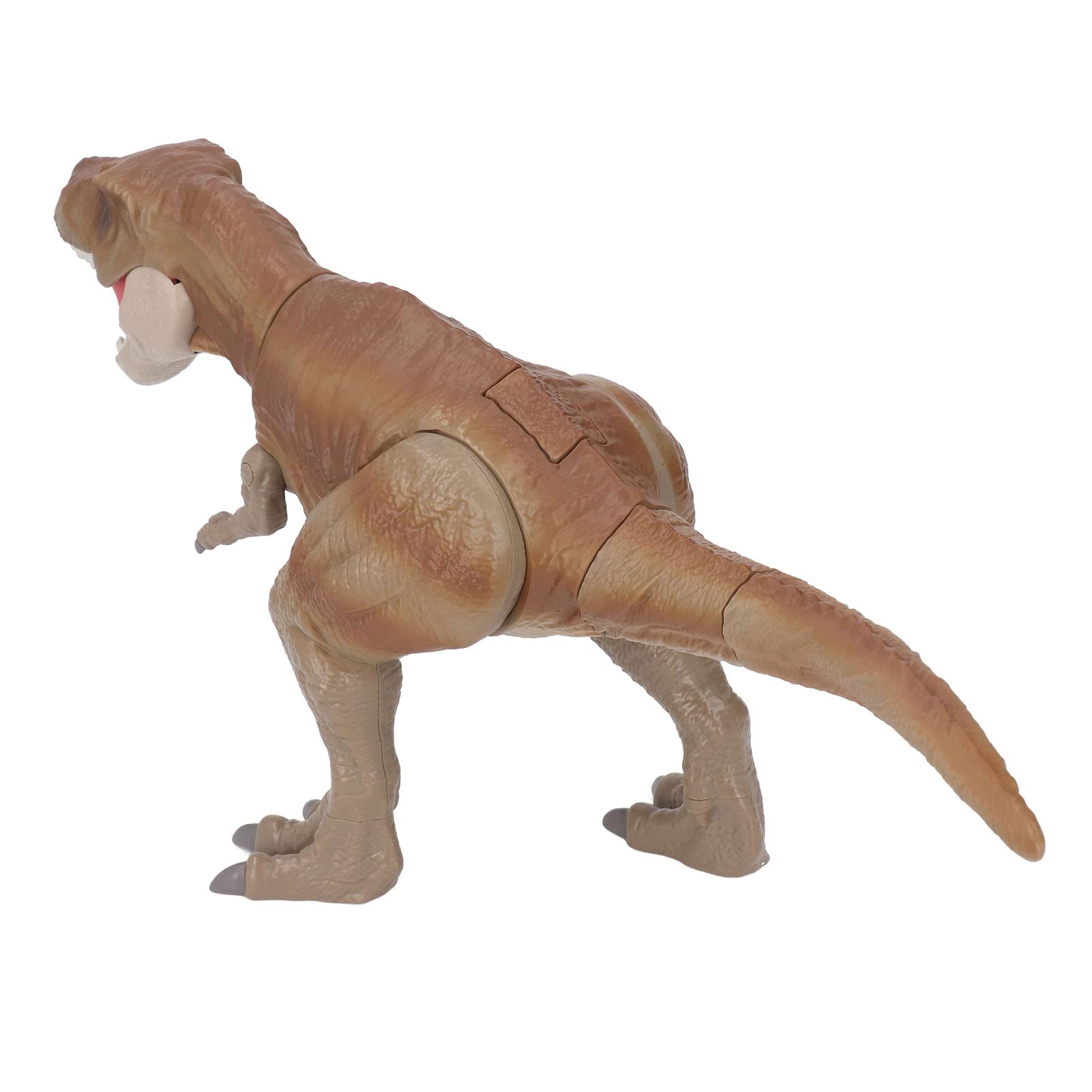 Model dinozaura zabawka symulacja żywy, ręcznie malowany przezroczysta tekstura ruchome wspólne zabawka dinozaura na wystrój pokoju dziecięcego (Brązowy)