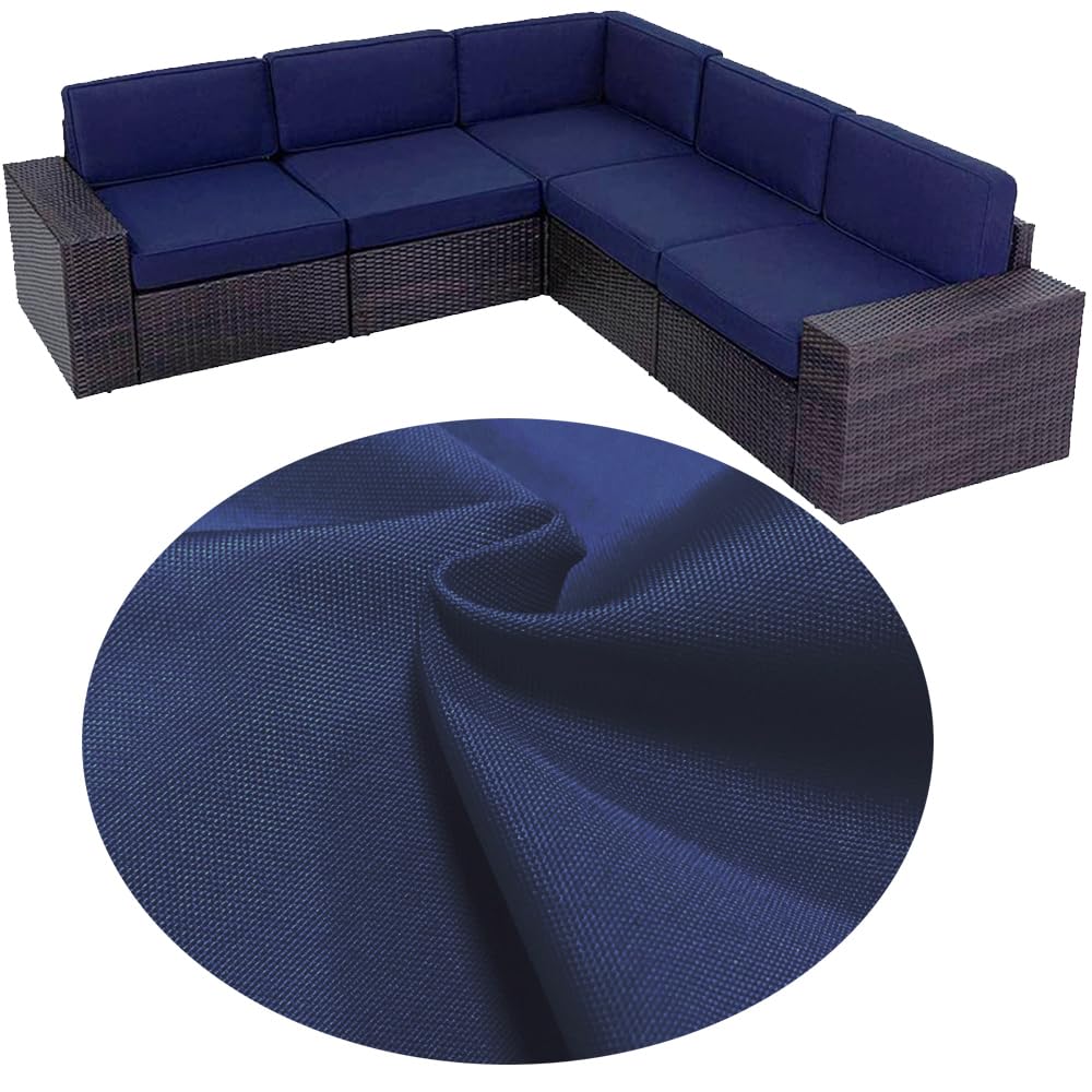 FLYMEI Patio Cushion Covers, Water Resistant Outdoor