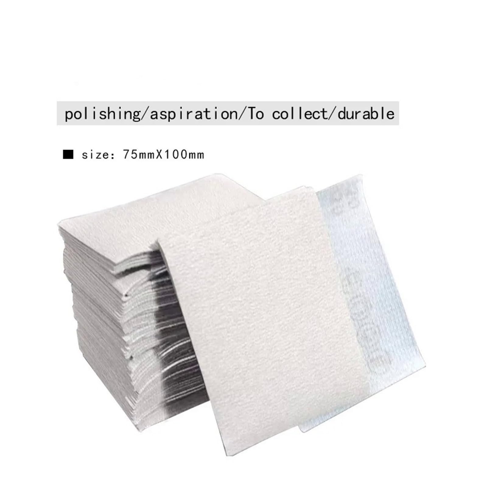 Nastri Abrasivi Carta vetrata floccata a grana quadrata da 20 pezzi | 120 grit,50 pcs