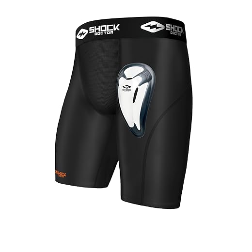 ShockDoctor 221 Core Compression Shorts with Protective Shell