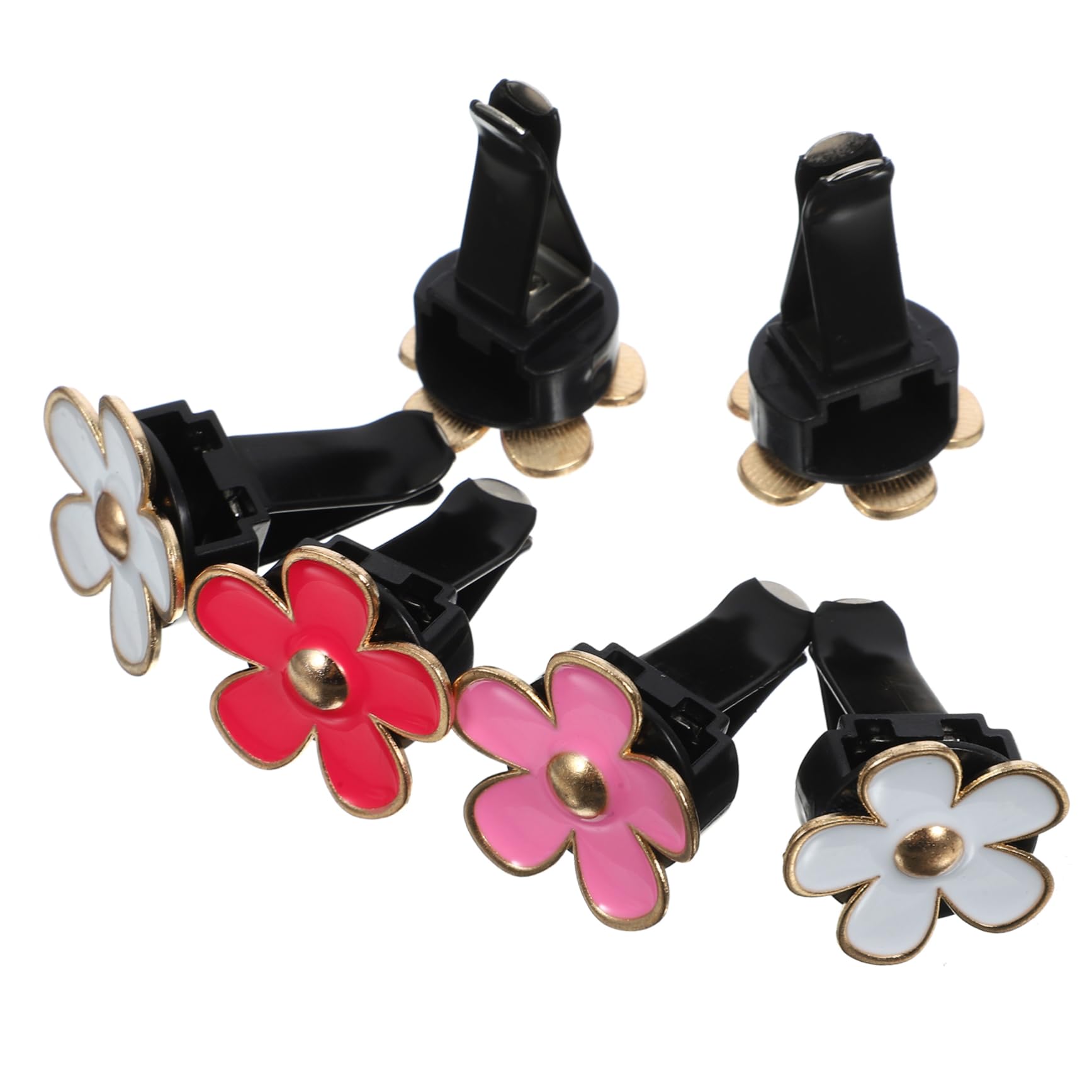 SOLUSTRE 30stücke Teiliges Auto Luftventil Clips Im Daisy-design Stilvolle Auto-innenraum Dekoration Und Duftclips Für Frauen Passend Für Fahrzeugmodelle