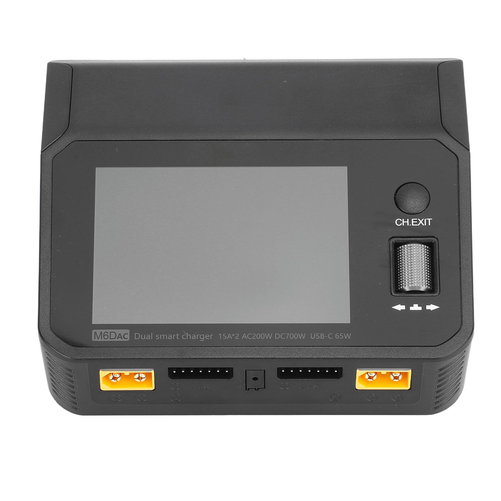 Naroote Caricatore della Batteria Dal Litio da 1 a 6s, Caricatore della Batteria Lipo 65W Carica Rapida per la LTO NIMH (Plug dell'UE 100-240 V.)