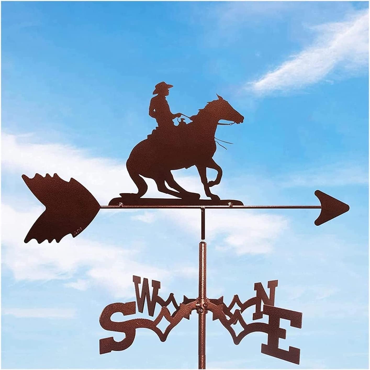 Ozdoba wiatrowskazu, wiatrowskaz dachowy Wiatrowskaz Stalowa wiatrowskaz Wiatrowskaz dachowy Narzędzia pomiarowe Wiatrowskaz Metalowa ozdoba zwierzęca Wiatrowskaz (kolor: koń)