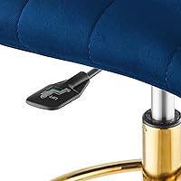 Vista 6 de Modway Escritorios y sillas de oficina en casa Ripple, color azul marino dorado