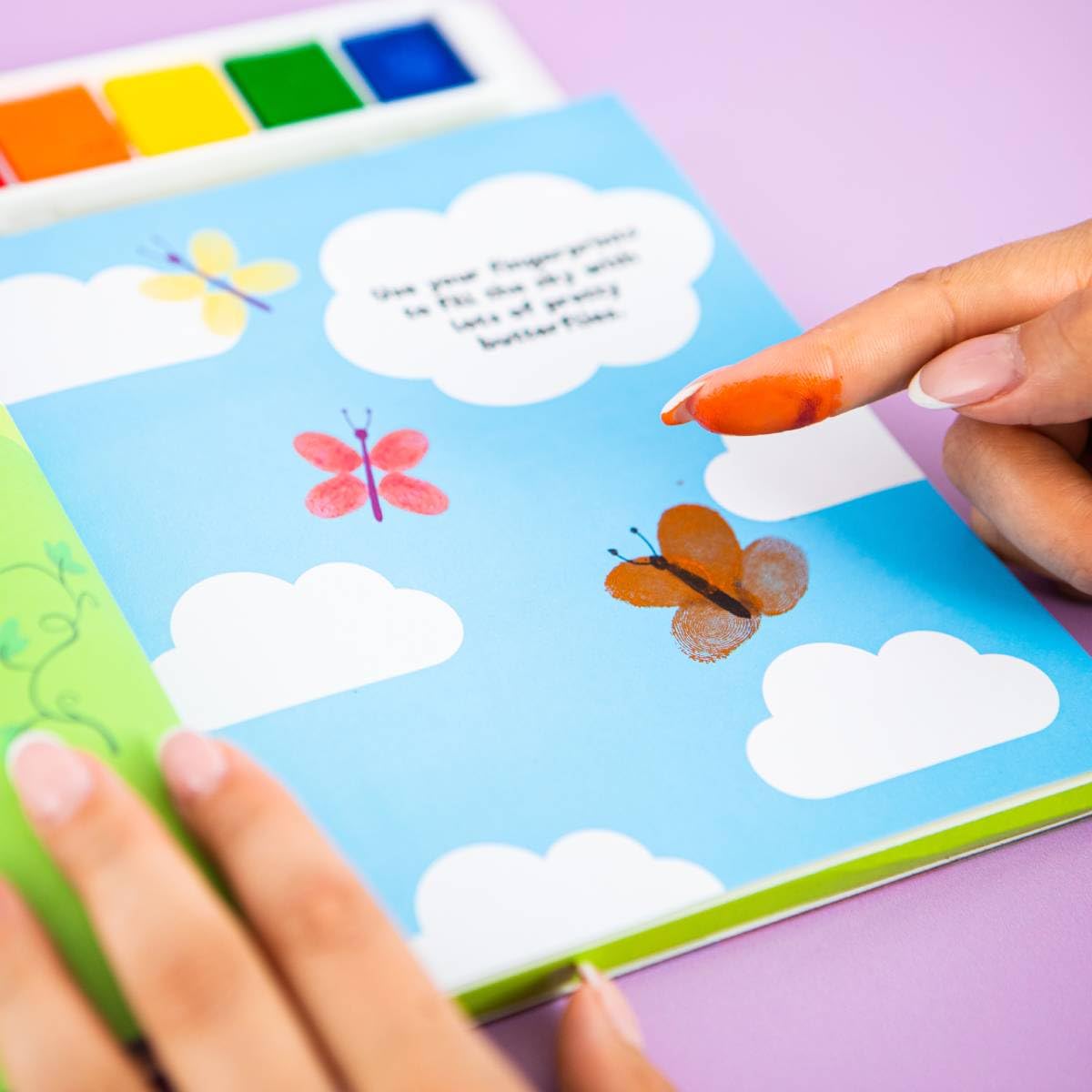 Hinkler | CoComelon Old Macdonald Finger Prints | Fingerprint Activity Book | Finger Painting for Toddlers | Fingerprint Ink Pad | Nursery Rhymes for Babies