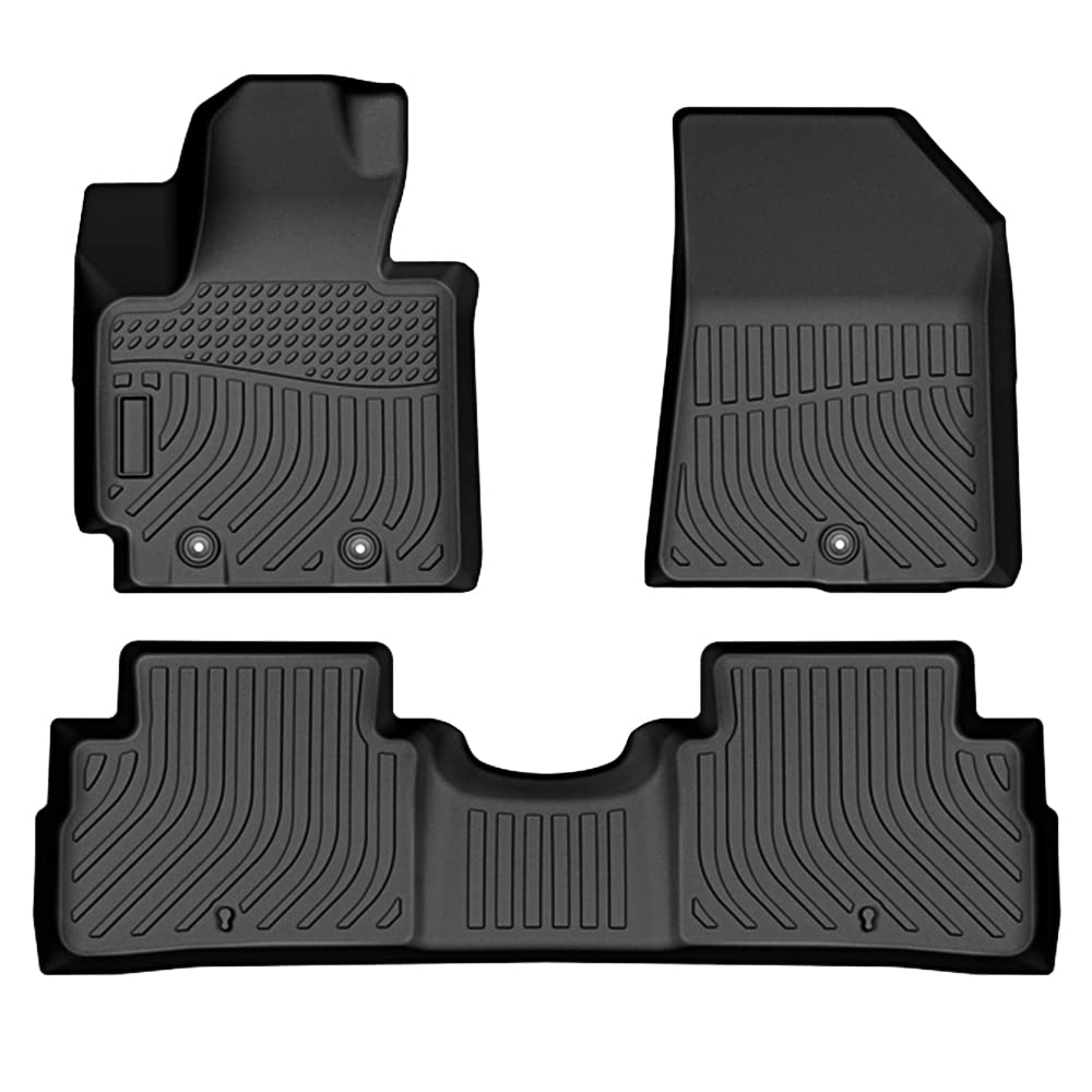 Photo 1 of Cartist Custom Fit for Floor Mats 2014-2019 Kia Soul (Not for Hybrid) All Weather Floor Liners Front & 2nd Row TPE Waterproof Kia Soul 2014-2019 (Non-Hybrid)