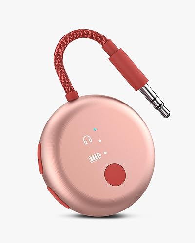 Vista 12 de Avantree SoundJet R1 - Adaptador Bluetooth de avión de 25 horas para todos los AirPods (Pro/Max) con chipset Qualcomm y aptX Adaptive, transmisor