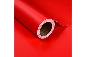 Iioscre Christmas Solid Red Wrapping Paper