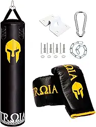 SACO DE PANCADA PROFISSIONAL + LUVA + SUPORTE (160)