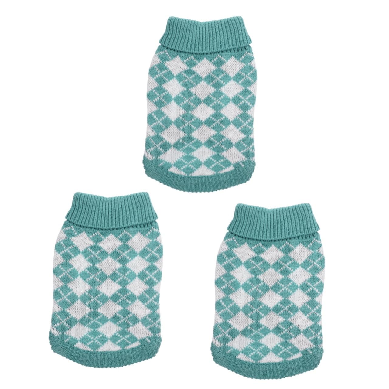 Vêtements chien et chat pull chaud tricot anti-froid automne