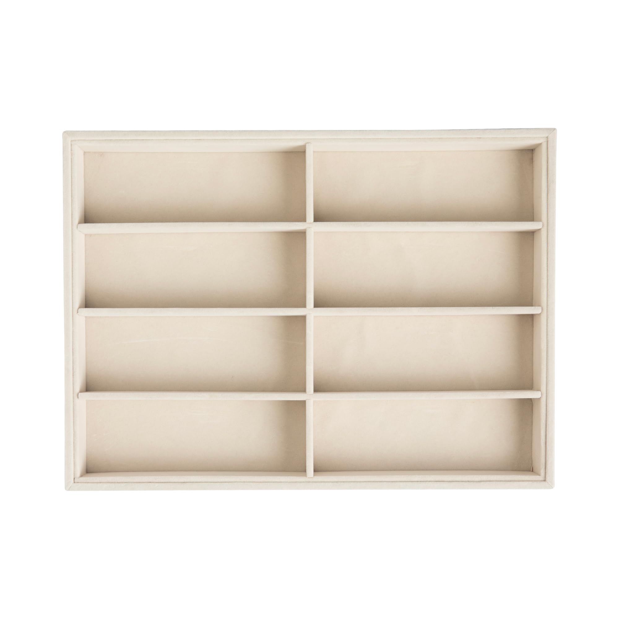 Frebeauty Aksamitny organizer, aksamitny organizer na okulary, taca na okulary przeciwsłoneczne z przezroczystą pokrywką, etui na okulary/okulary/taca ekspozycyjna na zegarek