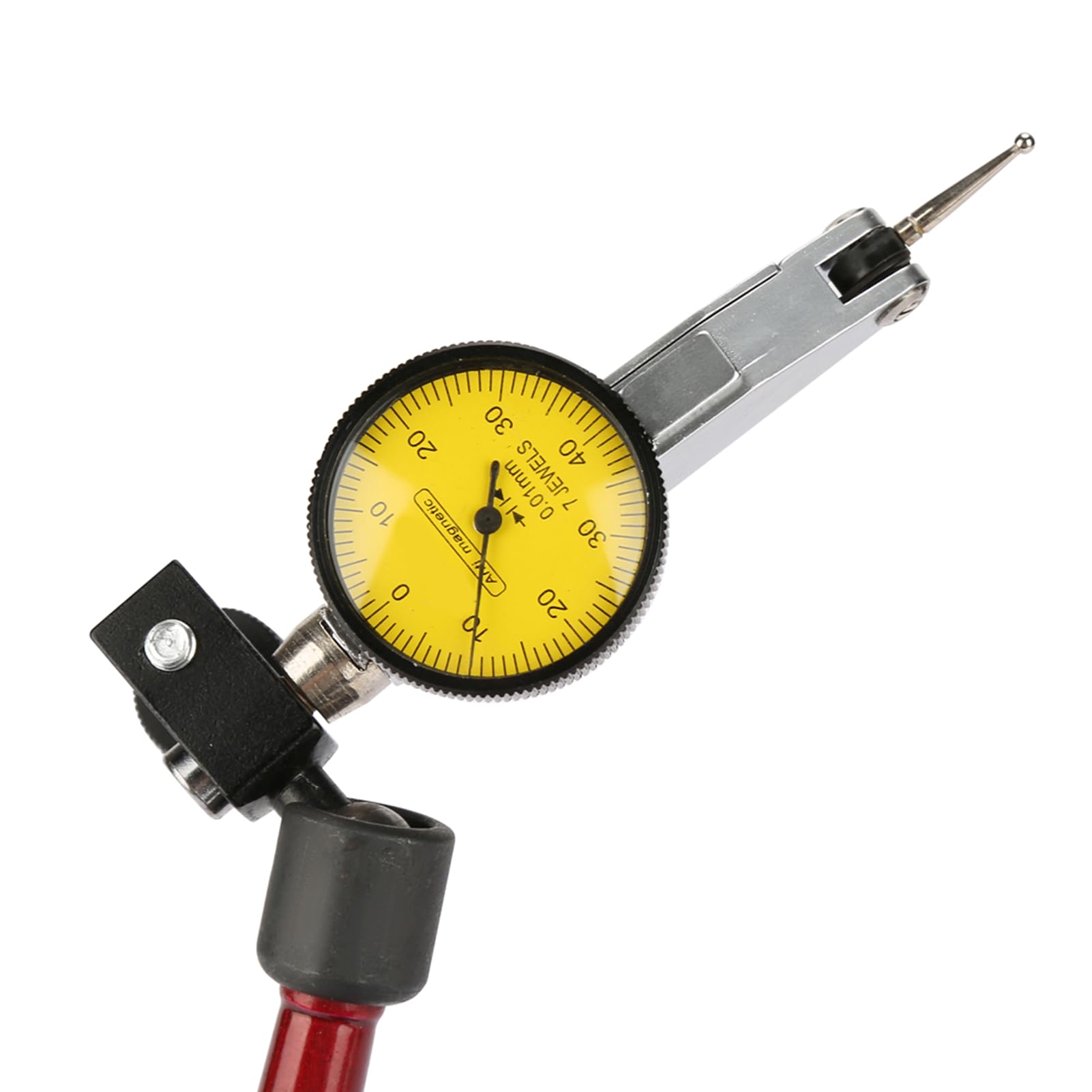 Indicador de Carátula, Indicadores Indicadores de Carátula Soporte de Base de Soporte Magnético Fuerte con Indicador de Prueba de Carátula de Palanca Escala de Precisión del Indicador Y Accesorios de