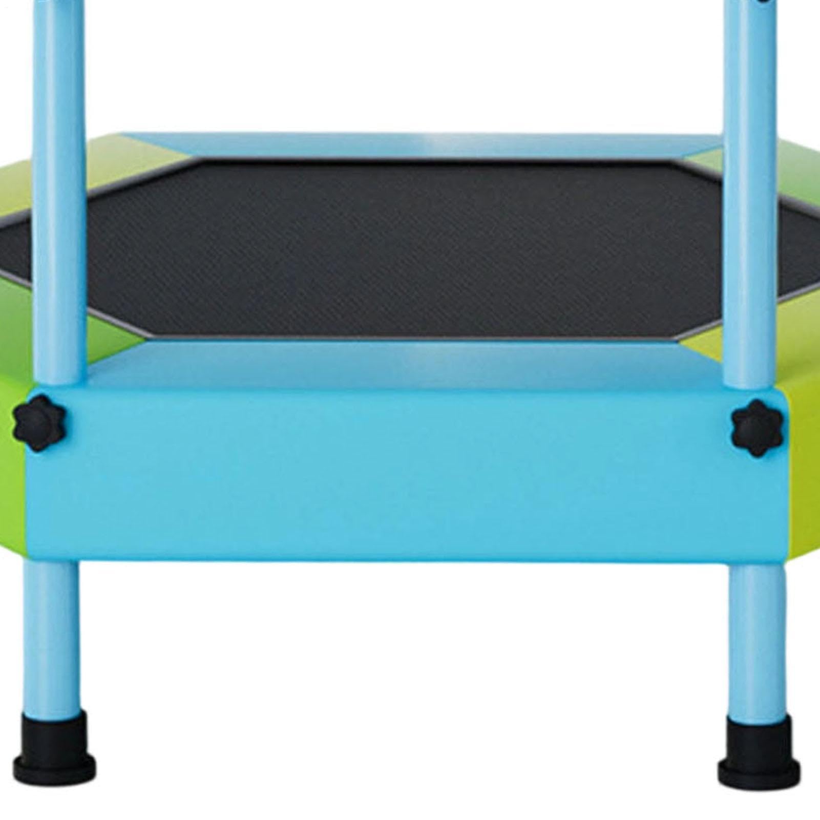 Mini-Trampolin 91 cm faltbares Hüpfgerät | Trampolin Outdoor mit verstellbarem Griff für Klassenzimmer, Kindergarten, Zuhause, Fitnessstudio, Park, Spielplatz, Rasen,