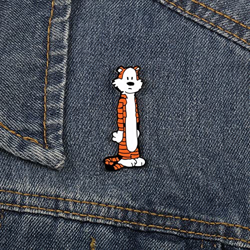 Image of Cute Enamel Pins Cartoon Lapel Pin Brooch Badge for Backpack Jackets Funny Tiger Pins for Gift Anime Enamel Pin for Clothing Hat Decoration