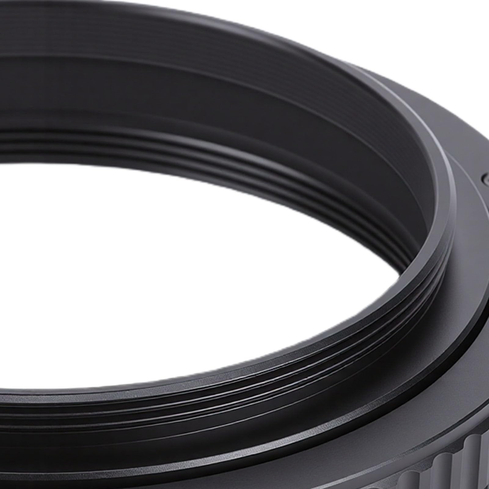 Denash Adattatore Elicoidale M65-M65 Tubo Macro con Messa a Fuoco Regolabile da 12-19 Mm Adattatore Elicoidale con Filettatura con Interno Opaco per compatibilità con Obiettivi per