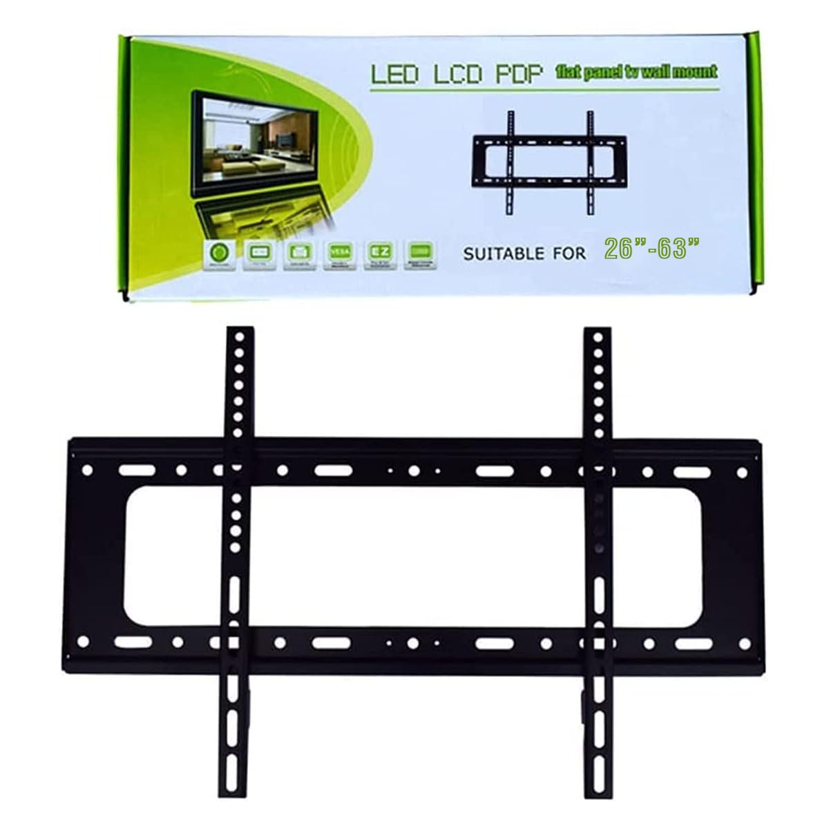 YU WELL TV Wall Mount Bracket for Flat Screen LCD, LED TVs from 23