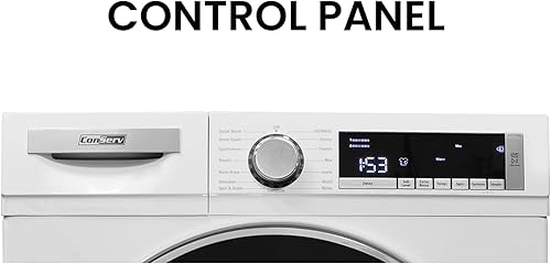 Miniatura 3 de Lavadora ConServ 2.2cf AUTOSENSE 1400 RPM 15 programas Pantalla LED 120V (blanco)