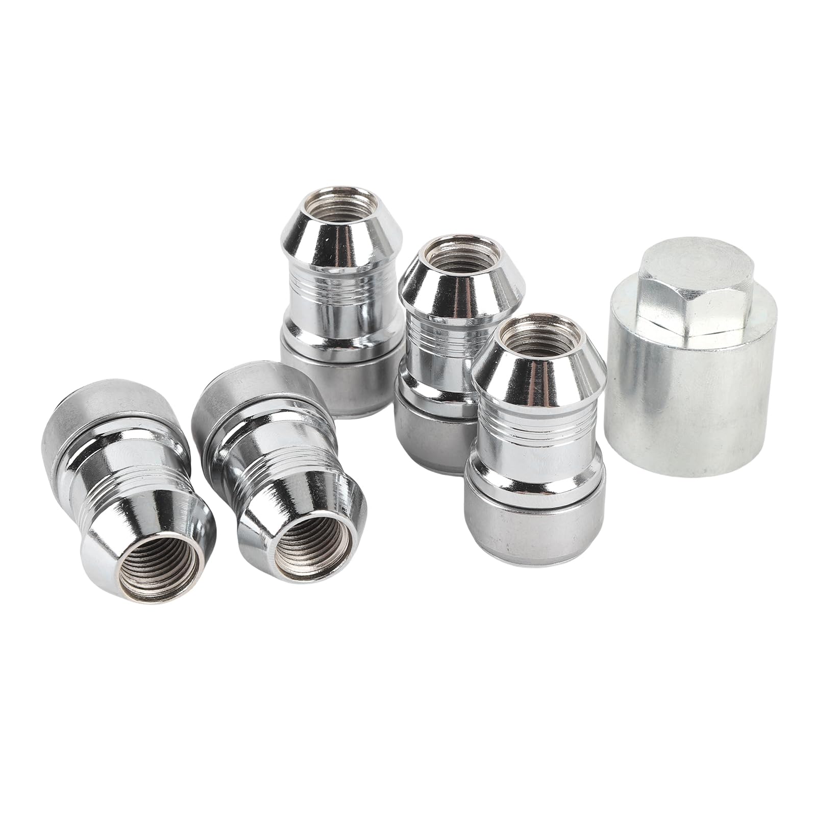 GOTOTOP Wheel Locking Lug Nuts, 82215711 Locking Bolts and Key, Prevent Theft for JL JT 2018-2025, Maintain Wheel Balance, Suitable for Steel or Aluminum