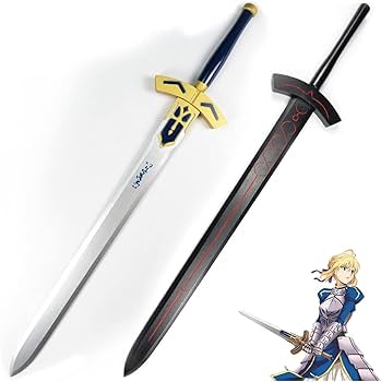 Fateシリーズの約束された勝利の剣 エクスカリバー 金属製 模造刀 武具 Fateシリーズの約束された勝利の剣 エクスカリバー 金属製 模造