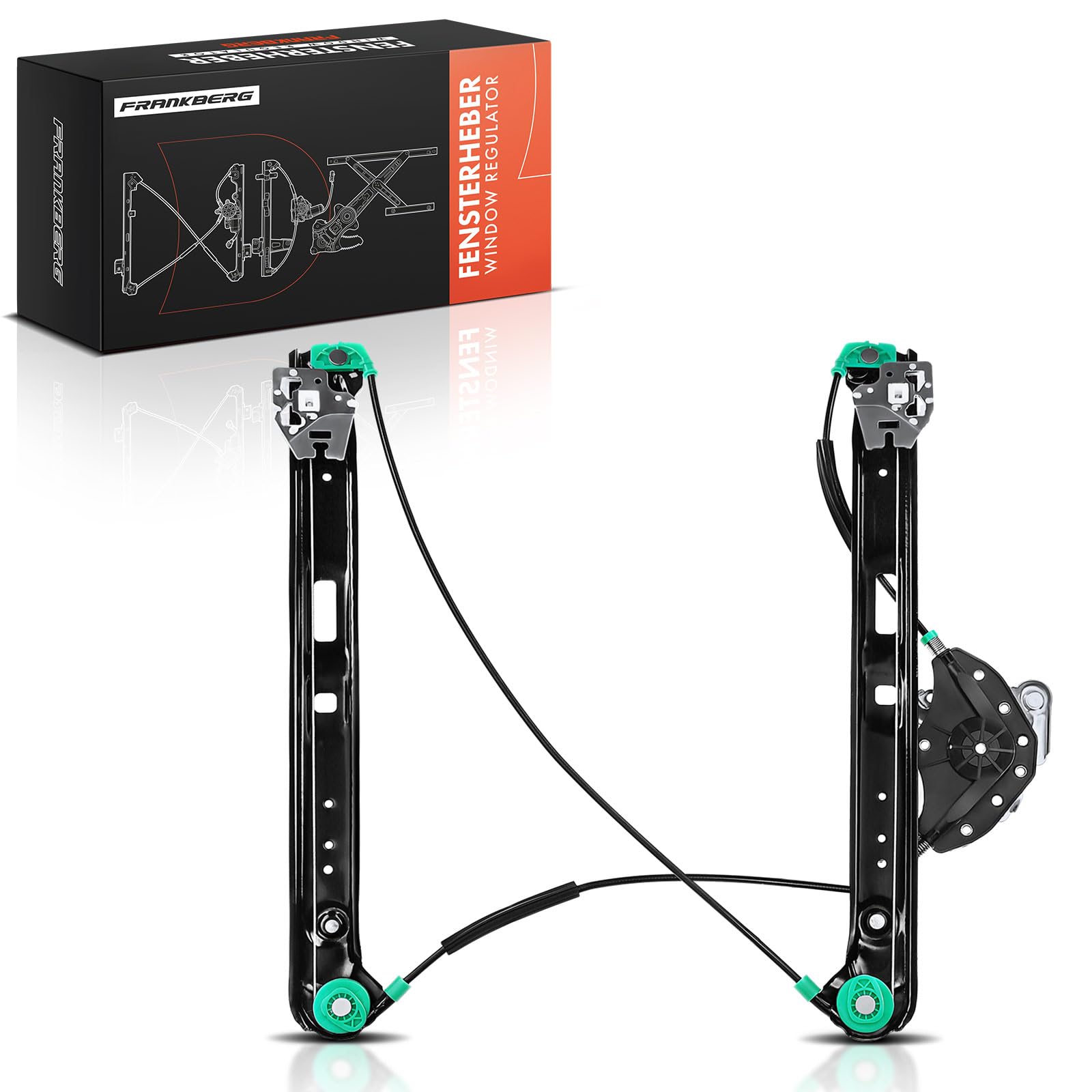 Frankberg Electric Window Regulator Front Left Without Motor Compatible with 3 Series E46 All Engine Saloon 1998-2005 3 Series E46 All Engine Estate 1998-2005 Replace# 51337020659